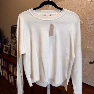 Abercrombie, Off-White Sweater